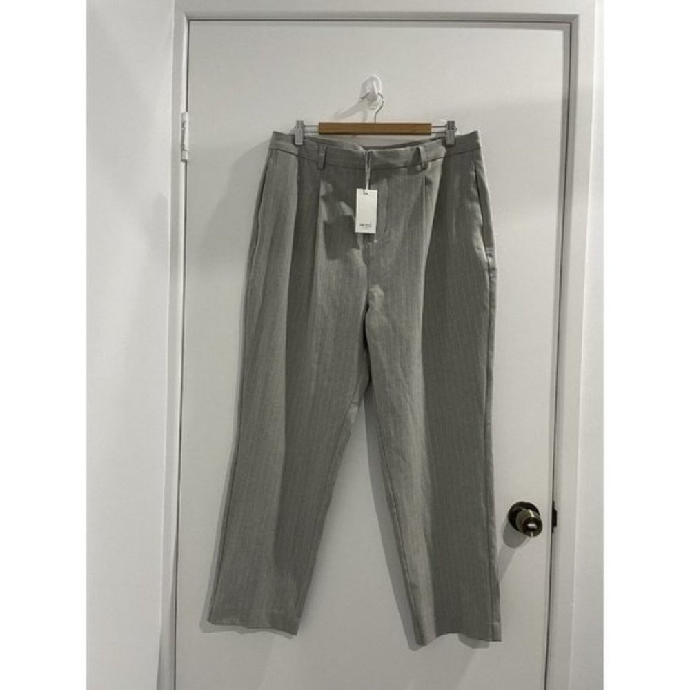 Seed Pinstripe Pants Grey Size 16